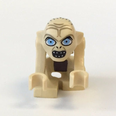LEGO Minifigure-Gollum - Wide Eyes-The Hobbit and the Lord of the Rings / The Lord of the Rings-LOR005-ACC1-Creative Brick Builders